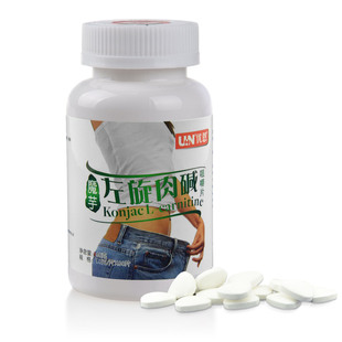 2折包邮 优恩 魔芋左旋肉碱 左旋肉减 正品 左旋右碱1000mg*60