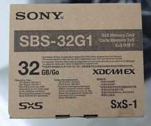 SBS-32G1 SxS-1存储卡 适用EX1R EX3 EX1索尼存储卡 32G SXS卡