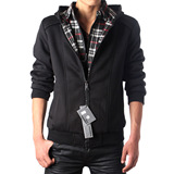 淘金币GPG正品 2012春装新款外套韩版 连帽卫衣假两件衣服WT201