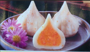  冷冻水产 散装蟹类制品 蟹籽仙桃  蟹子 高档豆捞火锅食料 500g装