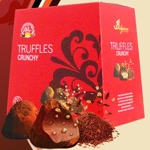  包邮德菲丝松露巧克力200g德菲斯奇趣脆米200克比利时进口礼盒