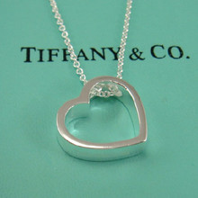 Precio Tiffany / Tiffany / Tiffany / - columna vacía collar corazón brillante