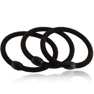  张太太韩国韩版饰品正品弹力黑头绳发绳盘发马属扣发圈发饰A043