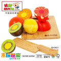 【朵朵云】木玩世家 比好木制玩具/益智玩具水果切切看BH3601
