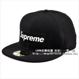 supreme嘻哈街舞帽子 平沿帽