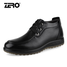 ZERO零度 新品男鞋 头层牛皮鞋 真羊毛保暖 棉鞋 F8035