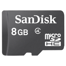 SanDisk闪迪 全国联保 microSD 8GB 手机存储卡 TF卡C4