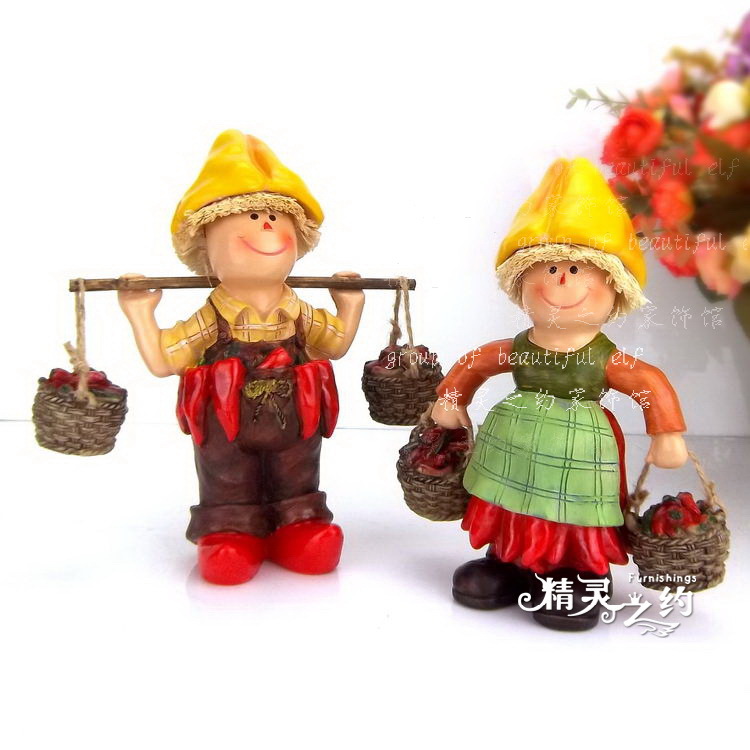 礼品装饰品摆设家居摆件田园风格树脂工艺品 现代欧式情侣娃娃167 礼品装饰品摆设家居摆件田园风格树脂工艺品 现代欧式情侣娃娃167