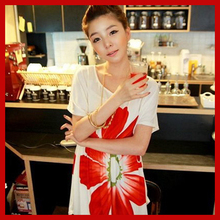 包邮 2012夏装新款韩版女装 长款白色<span class=H>打底</span>衫大码短袖T恤