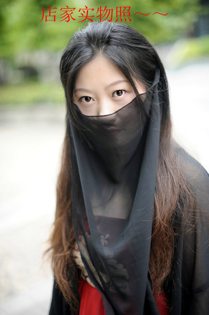 仙二古装 面纱/<em>古代蒙面</em>侠客/古装<em>美女</em>面纱 现货