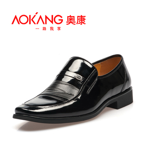 奥康专柜正品 牛皮鞋 真皮头层皮 牛皮正装男鞋 特价清仓 绅士鞋