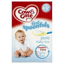 贝妈推荐：英国原装 cow＆gate牛栏纯有机米糊 米粉 4个月以上