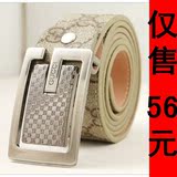 韩休闲时尚女式牛皮潮男款男士真皮<span class=H>guc</span><span class=H>ci</span>皮带男式腰带男女士通用