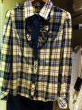 依恋E.L专柜正品代购2012年春款衬衫蓝绿两色EEYC21251C YC21251C