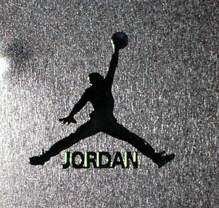 4皇冠 乔丹 LOGO 标志 金属贴纸 手机贴 金属贴