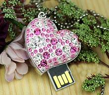 心形u盘16g 正品 特价包邮 女生项链创意16gb 可爱 情侣礼品 U盘
