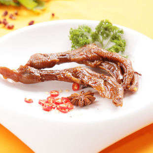  【周黑鸭】真空简包鸭掌鸭爪250gX3袋 武汉特产 美味零食