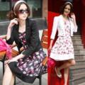 新款春装淑女修身专柜正品女装韩版套裙职业套装两件套