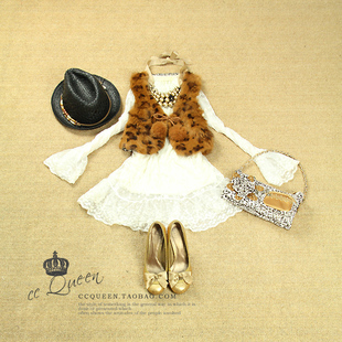 XSENT.2010秋冬款<em>豹纹</em>仿皮草毛毛<em>长款</em>毛绒马