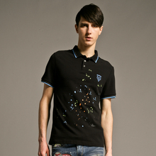 【特价】gxg1978正品 男士时尚印花短袖polo衫#12624333