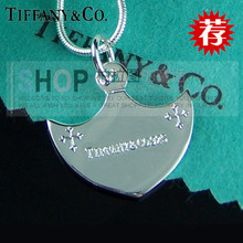 Tiffany plata de ley 925 de anclaje collar de cajas de la joyería de regalo