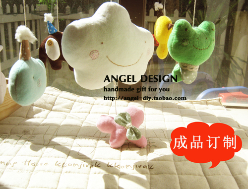 ANGELDIY手工婴儿床铃毛绒布艺旋转宝宝音乐床挂转铃玩具玩偶成品|ruв категории игрушка/коляска/головоломка/блоки/модель, детей кольцо/ткань играть/успокоить игрушки, кровать Белл/кровать висит - от Buy2taobao.com для оказания профессиональной услуги покупки агента Taobao