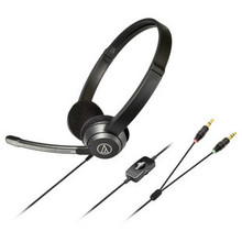 Audio Technica/铁三角 ATH-330COM立体声耳麦 游戏必备 正品行货