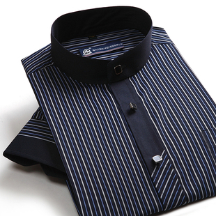  新款雅戈尔衬衫长袖男士圆领衬衣商务免烫立领衬衫男长袖男式寸