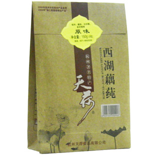  天荷藕粉 西湖藕莼 原味 藕粉 杭州特产 速溶150g 西湖 藕粉 杭州