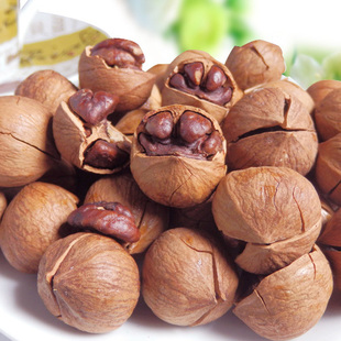  坚果炒货 野生山核桃 临安大籽山核桃 手剥奶油山核桃小核桃250g