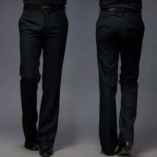  韩版潮流正装 长款 男 商务休闲 修身低腰西裤 AS0158