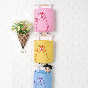  牛津五彩布艺小物收纳袋 挂包 挂袋 整理袋 可爱储物袋 单个售60g