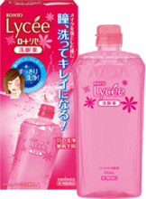 新货到 日本ROHTO乐敦小红花女士洗眼液 温和无刺激隐形适用450ml