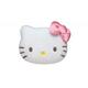 正版粉缎蝴蝶结KITTY挡阳板化妆镜证件袋
