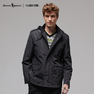  与狼共舞春装专柜价739男士商务休闲中长夹克外套202101798