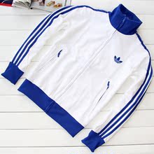 三叶草复古夹克 三叶草男装外套 adidas男士外套夹克复古休闲卫衣