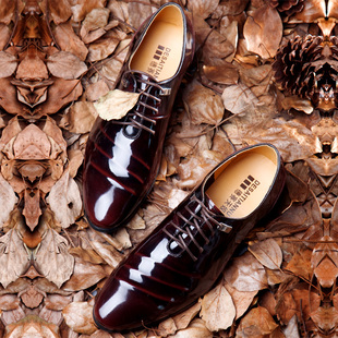  正品男士皮鞋子商务正装男鞋真皮头层皮鞋英伦日常鞋潮流尖头婚鞋