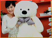 情人节生日礼物毛绒玩具泰迪熊，抱抱熊公仔特大号2.5米瞌睡熊