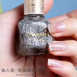 3瓶包邮Sweet color 环保指甲油 璀璨东京系列 银座 亮片流星银