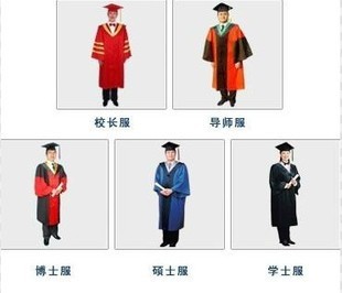  学士服 出租 博士服 硕士服 导师服 含帽子 流苏