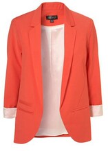 <span class=H>TOP</span><span class=H>SHOP</span>挽袖西装 ASOS欧美气质款西装~四色全