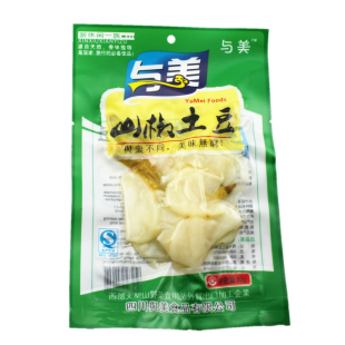  正宗四川特产 新休闲一族 素食小吃 与美 山椒土豆80g/袋