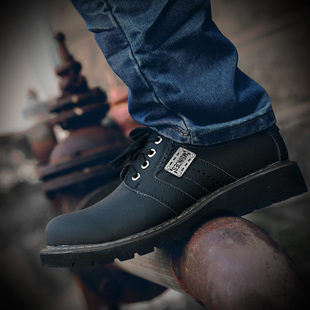  新款商务正装软牛皮软底大头鞋 透气头层皮真皮男鞋正品男士皮鞋