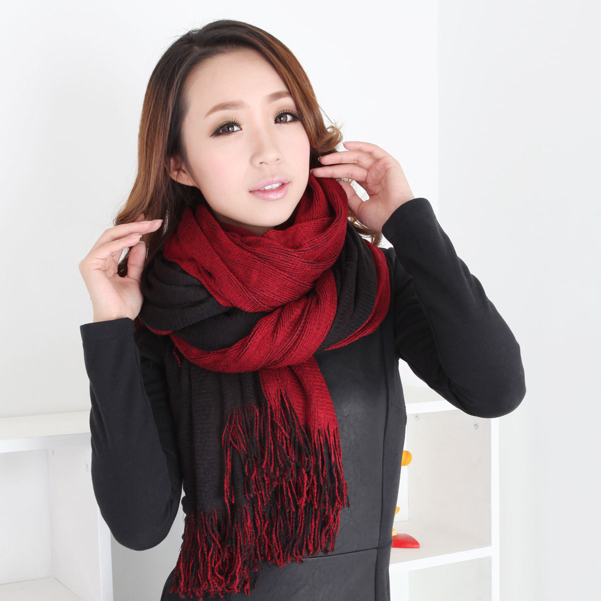 围巾大方巾大披肩...