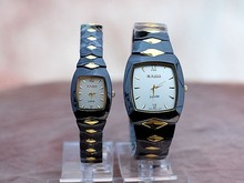 Tiempo para presenciar el amor [57781] Imagen de la misma clase de relojes de alta calidad par de acero
