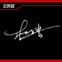 刘老亲笔艺术签名设计 手写 6个方案+5套（练习指南+描红+笔顺）