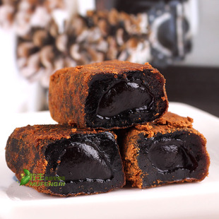  台湾进口糕点 雪之恋 三叔公手造麻糬/麻薯黑糖味 赤砂糖口味180g