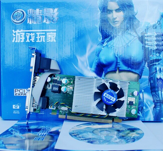 商城正品 精影 HD3450 精镭版显卡HDMI杀HD4350.8400GS.GT210