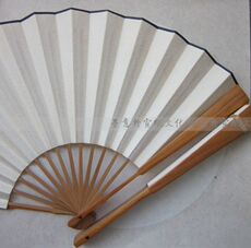 Веер для росписи 黄檀木扇骨折扇 苏工10寸15方 竹芯