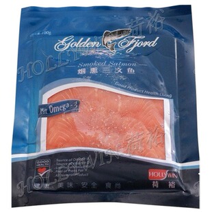  【怡乐生鲜】荷裕烟熏三文鱼100g 海鲜生鲜鱼类制品上海满百包邮
